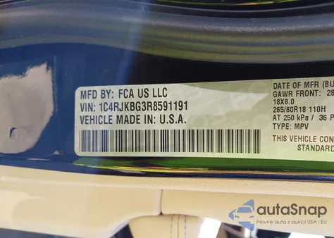 2024 Jeep Grand Cherokee Limited 4X4 из США, поврежденный, VIN 1C4RJKBG3R8591191